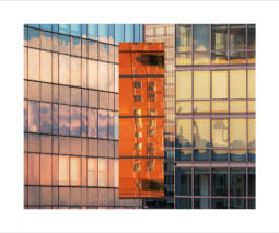 Boston Reflected, Dusk (2014)<br /><span>Archival Pigment on Hahnemuhle Museum Etching Paper<br />20" x 24" print size, 25" x 29" framed</span> Boston Reflected Dusk