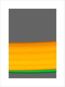 Light Waves 1 (2009) <br /><span>Archival Pigment on Hahnemuhle Museum Etching Paper<br />15" x 20" print size, 20" x 25" framed</span> light waves single 1