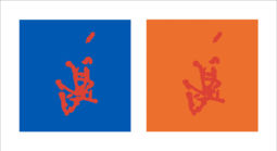 Light Painting: Red Figure Pair (2009)<br /><span>Archival Pigment on Hahnemuhle Museum Etching Paper<br />18" x 33" print size, 24" x 39" framed</span> Light Painting: Pair Red Figure