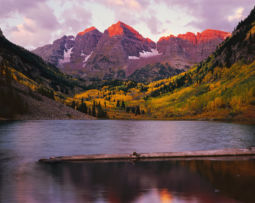 First Light on the Maroon Bells (1998) Maroon Bells