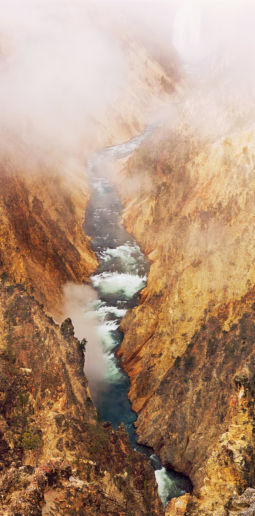 Hanging Mist in Yellowstone Gorge (2004) Yellowstone Gorge